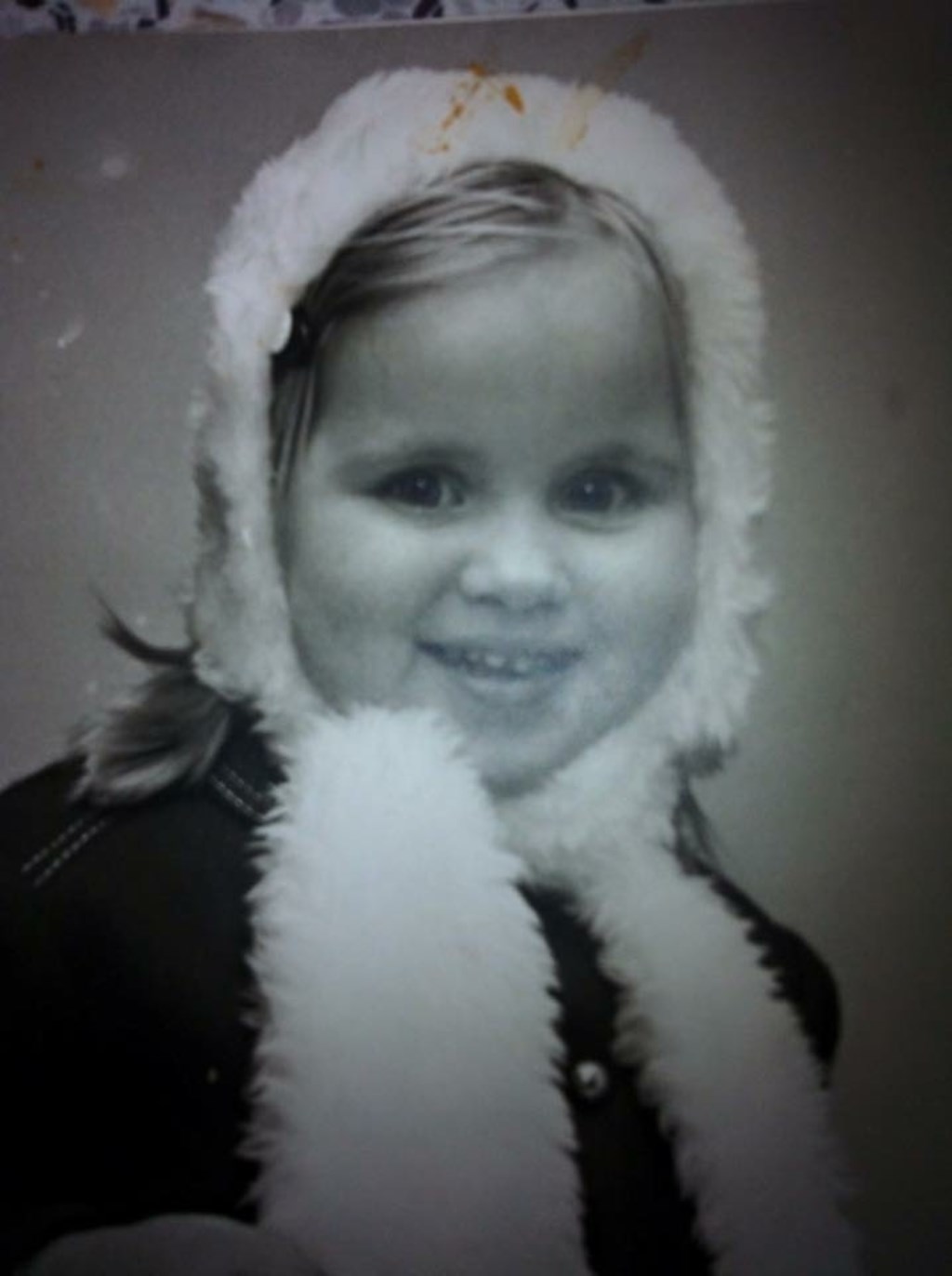 Kinderfoto van Marie-Jeanne. Foto: PR