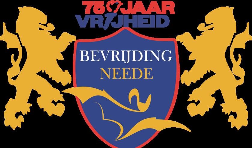 Het logo van 75 Jaar Bevrijding in Neede. Illustratie: PR