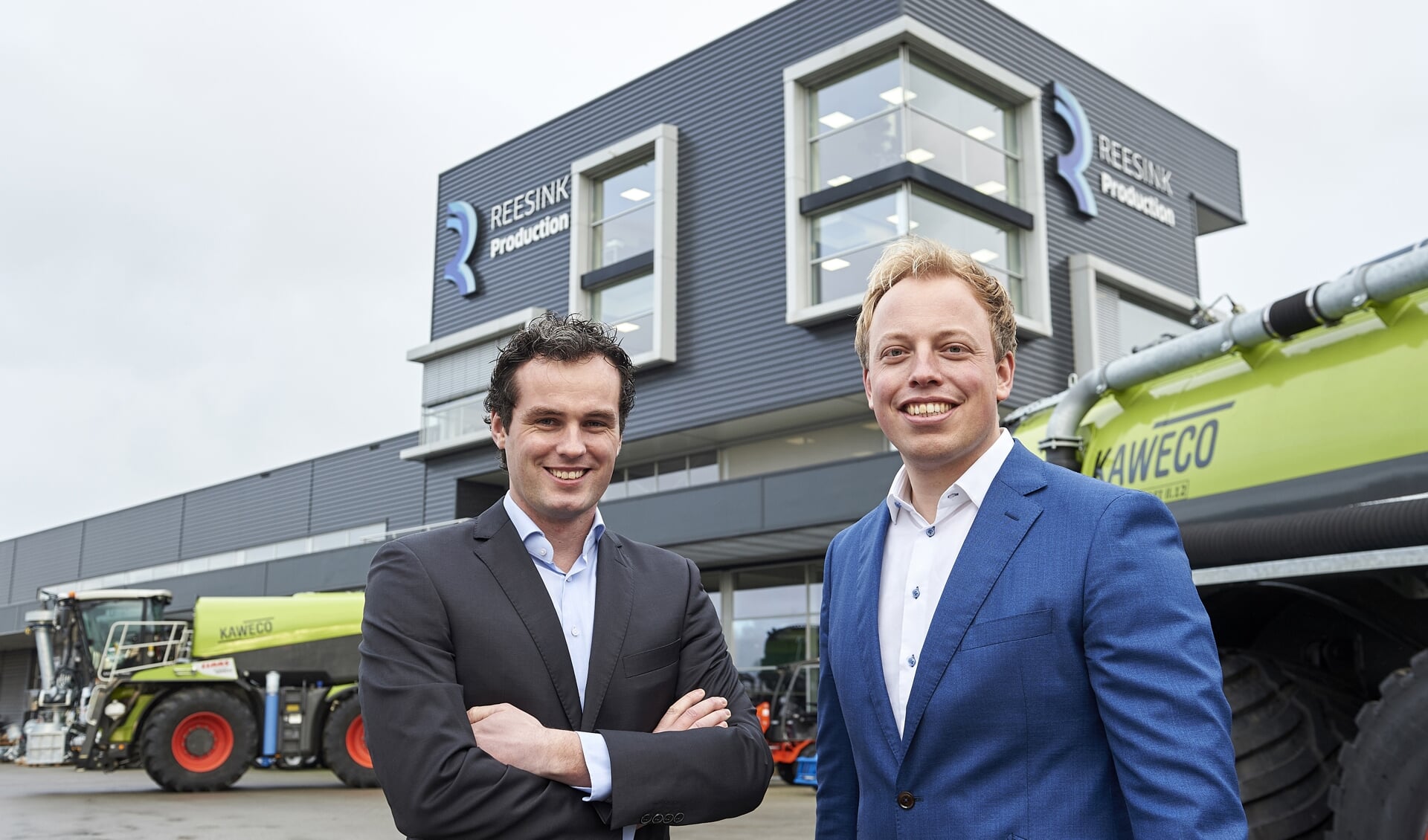 Patrik Roelofs (l.) en Rens Veenemen vormen tweekoppige aansturing van Reesink Production. Foto: PR