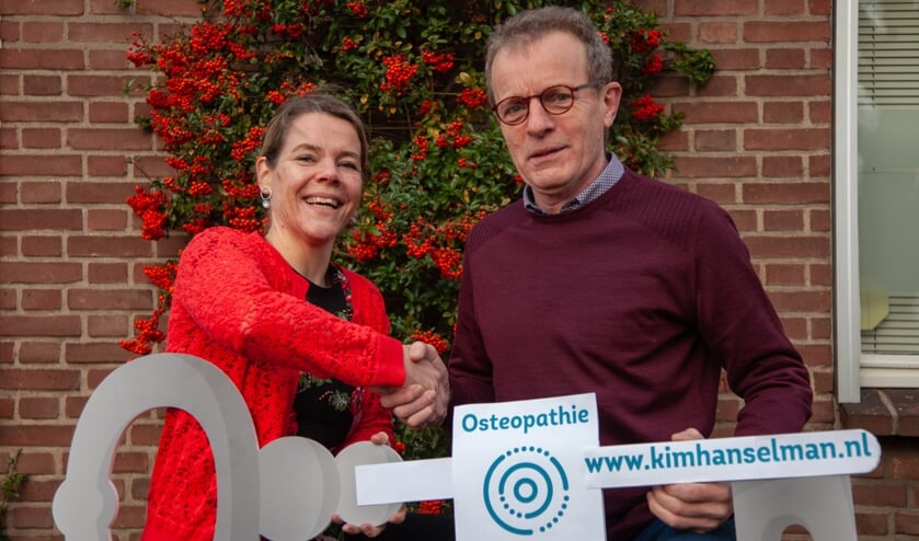 Sleuteloverdracht Osteopathie Eibergen, Kim Hanselman en Tonny Klein Holkenborg