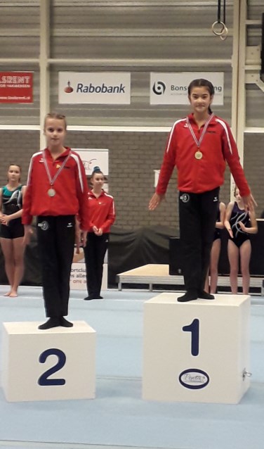 Inte Smeerdijk won goud en Tess Gotink zilver. Foto: PR