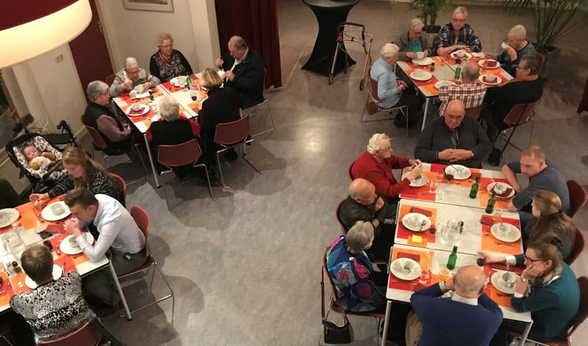 Volle bak in Den Hof tijdens het Eetcafé. Foto: PR