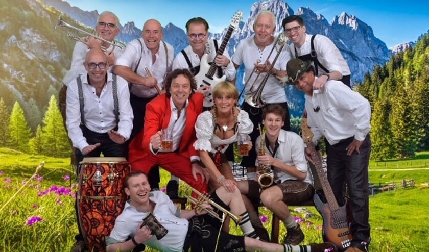 De topband Alpenparty. Foto: PR