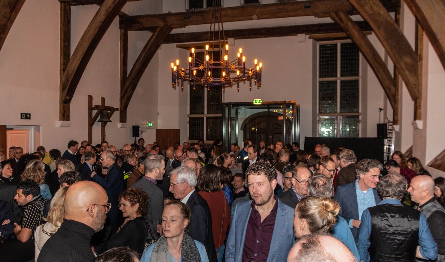 Veel belangstelling voor de nieuwjaarsreceptie van de gemeente Zutphen. Foto: Henk Derksen