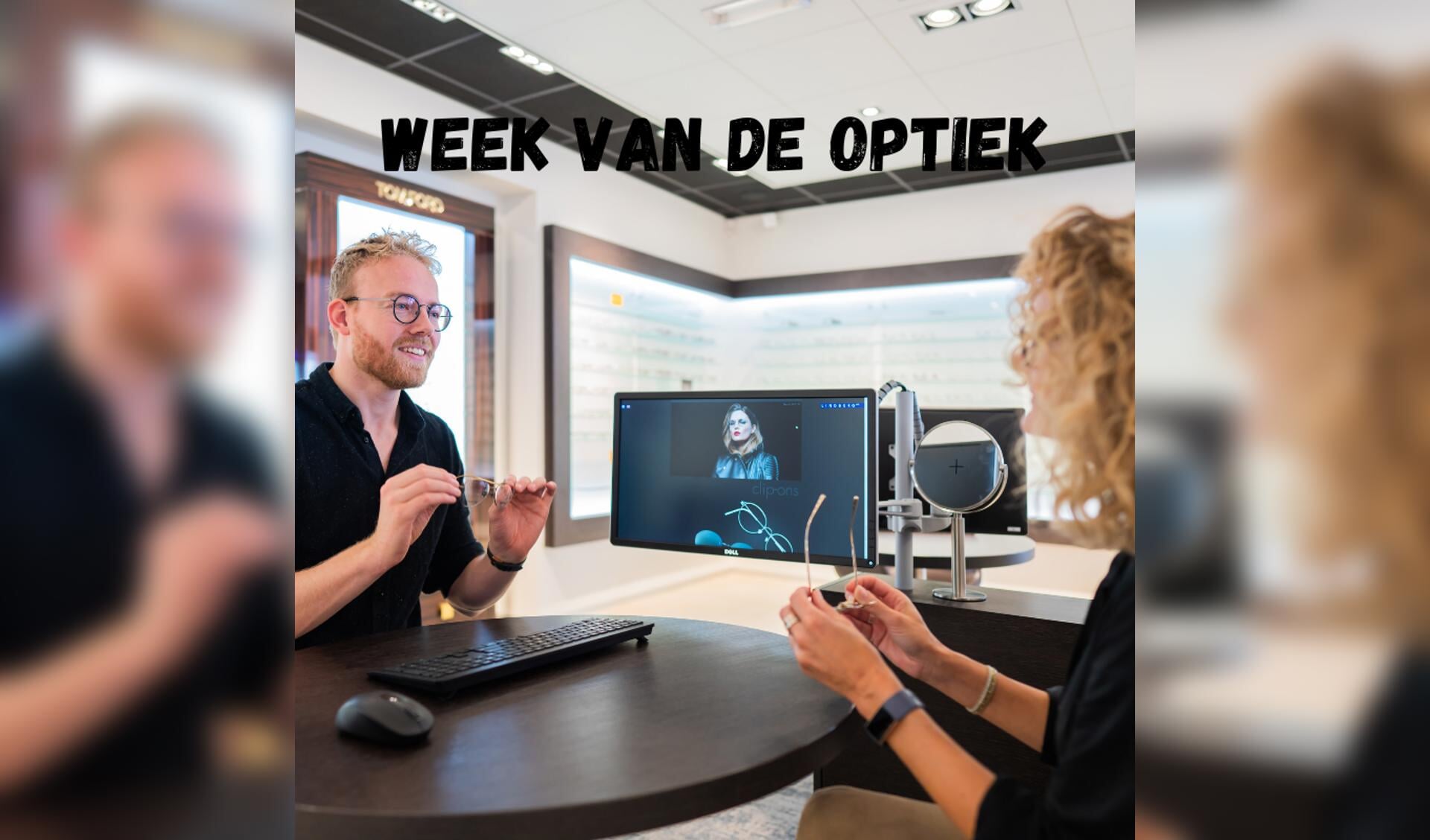 In de Week van de Optiek geeft Te Kiefte graag informatie over werken in de optiek. Foto: PR