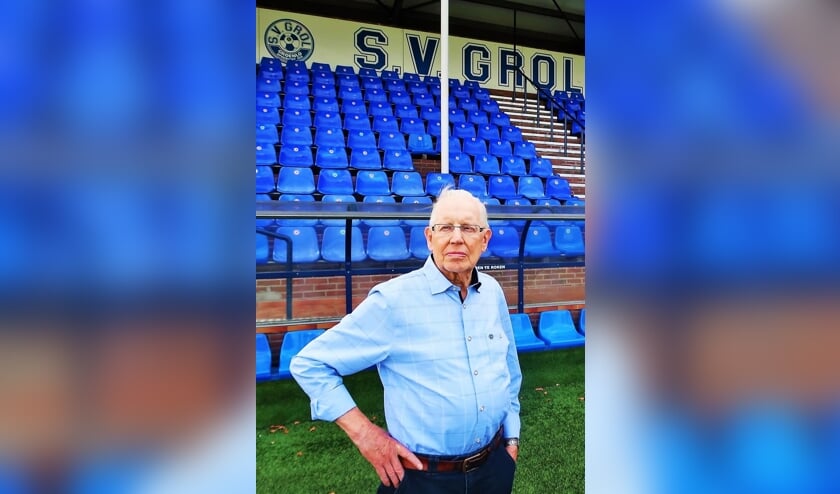 Tonny Porskamp op 19 augustus 2020 voor de laatste maal op het sportpark Den Elshof. Foto: Theo Huijskes