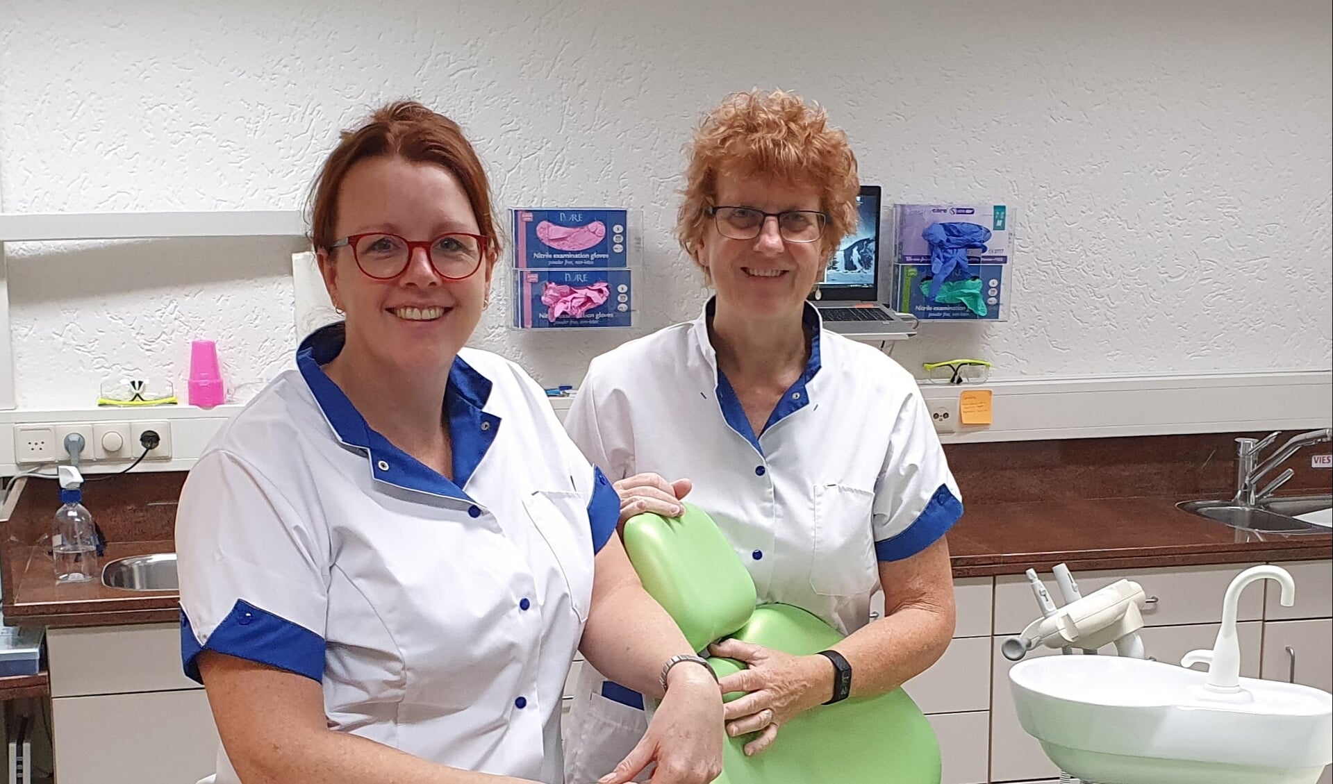 Preventie-assistenten Saskia (links) en Marjolein. Foto: Rob Weeber
