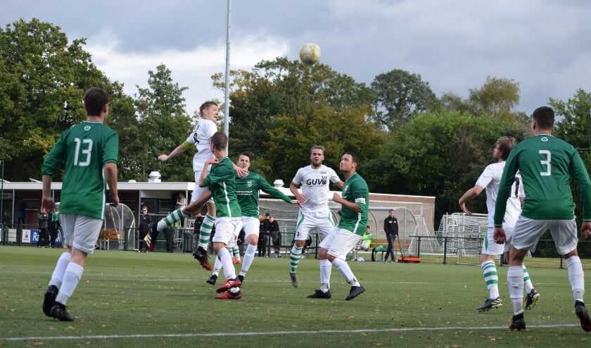 <p>Een spelmoment uit de wedstrijd tegen Meddo. Foto: PR</p>