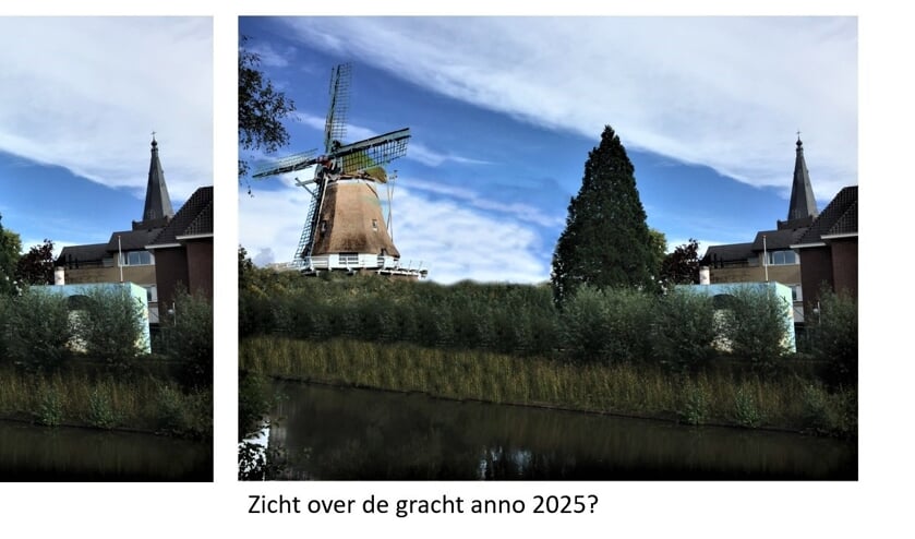 <p>Paul Wallerbos van OLW wil graag de oude molen terug op de 'Molenberg'. Afbeelding: Paul Wallerbos</p>