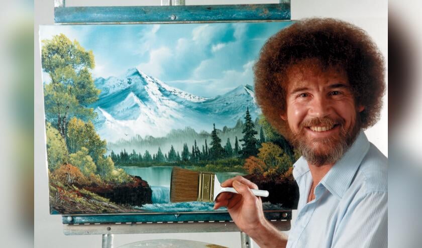 <p>Bob Ross. ® Bob Ross name and images are registered trademarks of Bob Ross Inc. © Bob Ross Inc. Used with permission.</p>