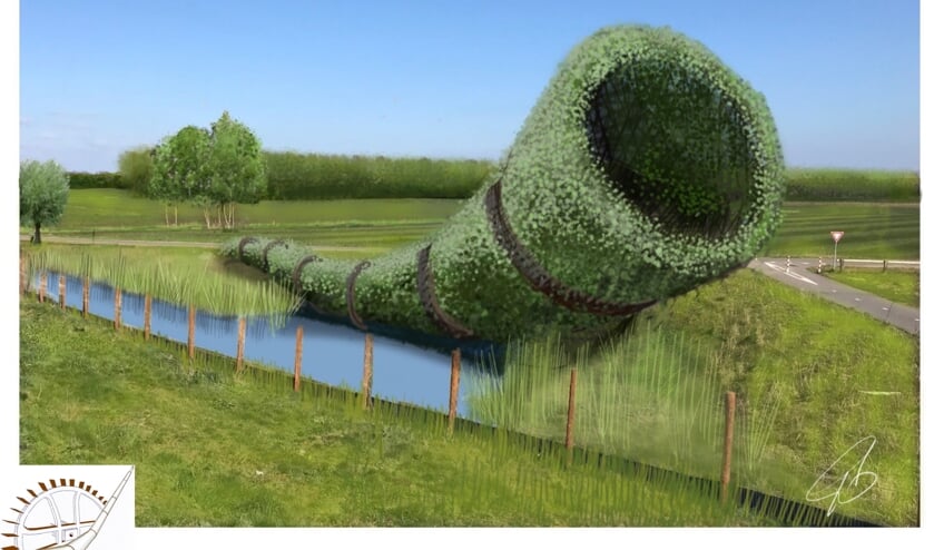 Een artist impression van de Groene Midwinterhoorn. Foto: PR