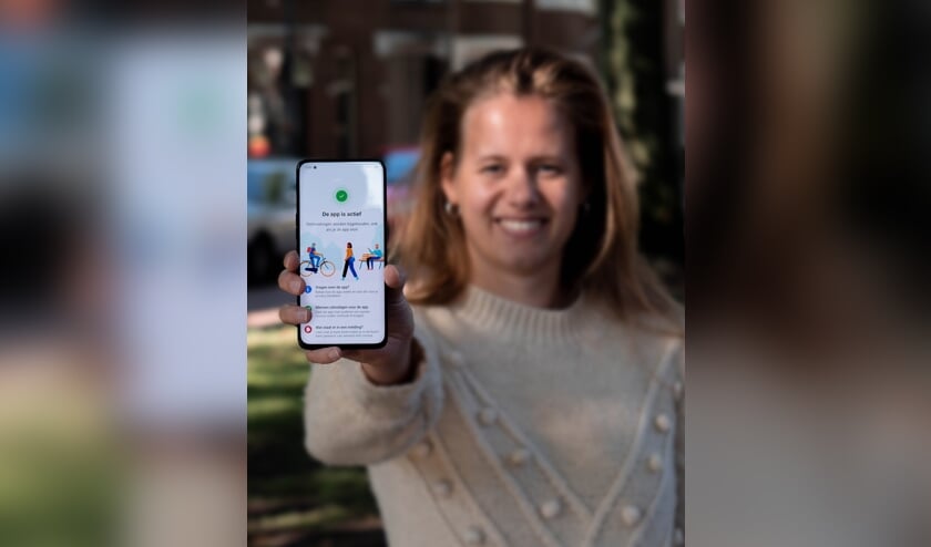 <p>Zo ziet de CoronaMelder-app er uit op de telefoon. Foto: PR</p>