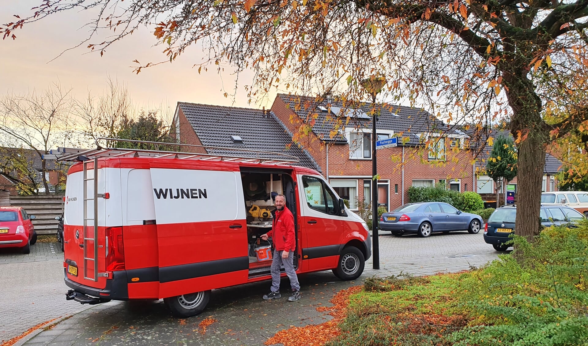 Aannemer Van Wijnen start in de Pashegge met de verduurzaming.Foto: PR