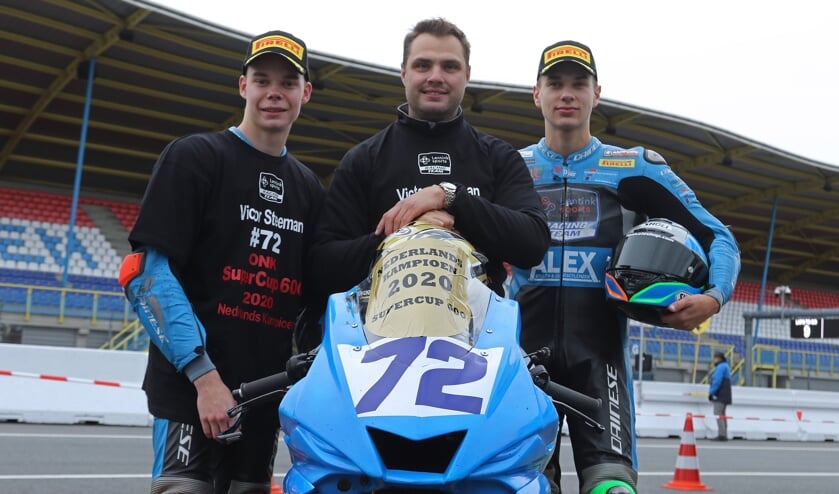 <p>V.l.n.r. Victor Steeman, Tristan Lentink en Jeroen Hilster. Foto: Henk Teerink</p>