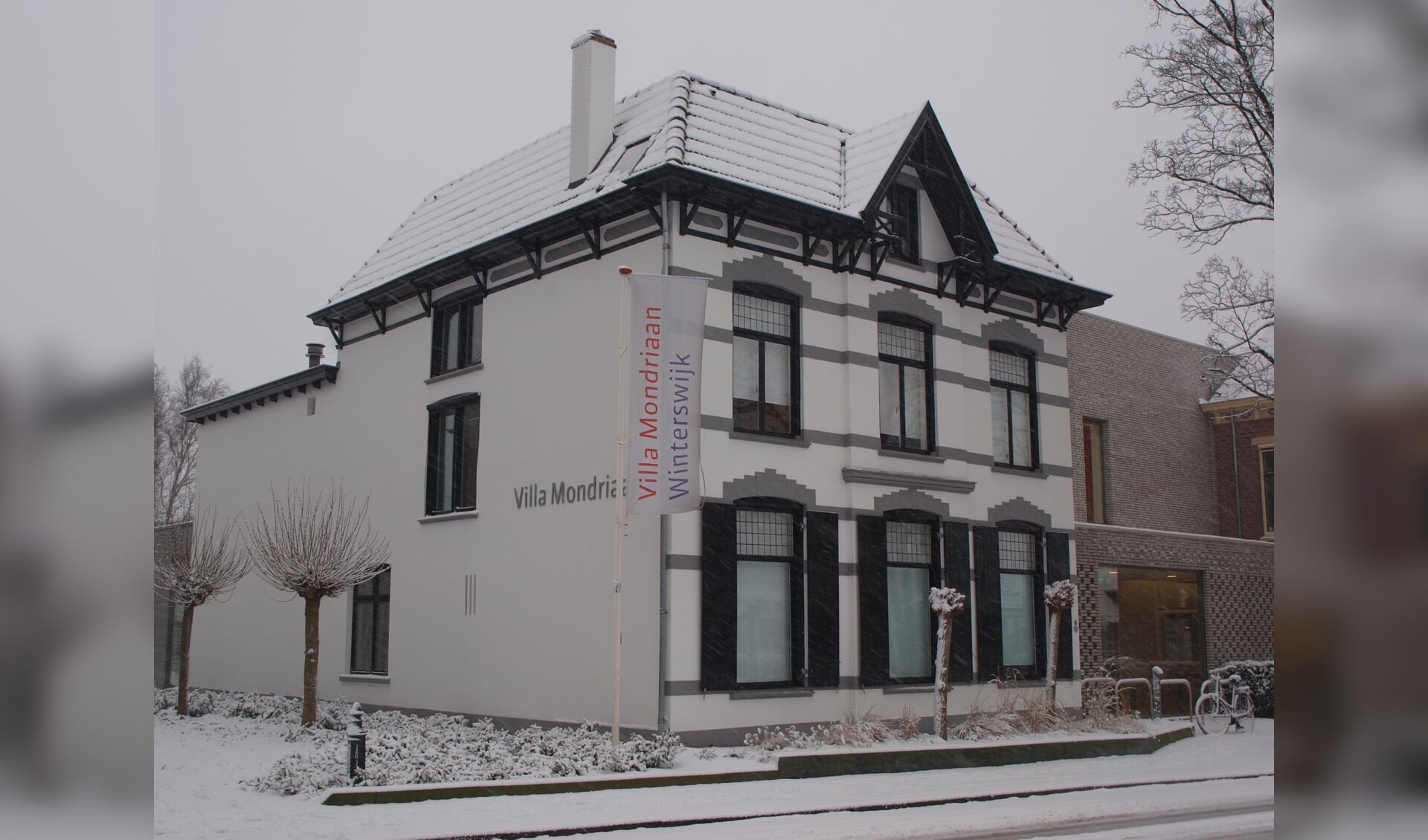 Villa Mondriaan in winterse sferen. Foto: PR
