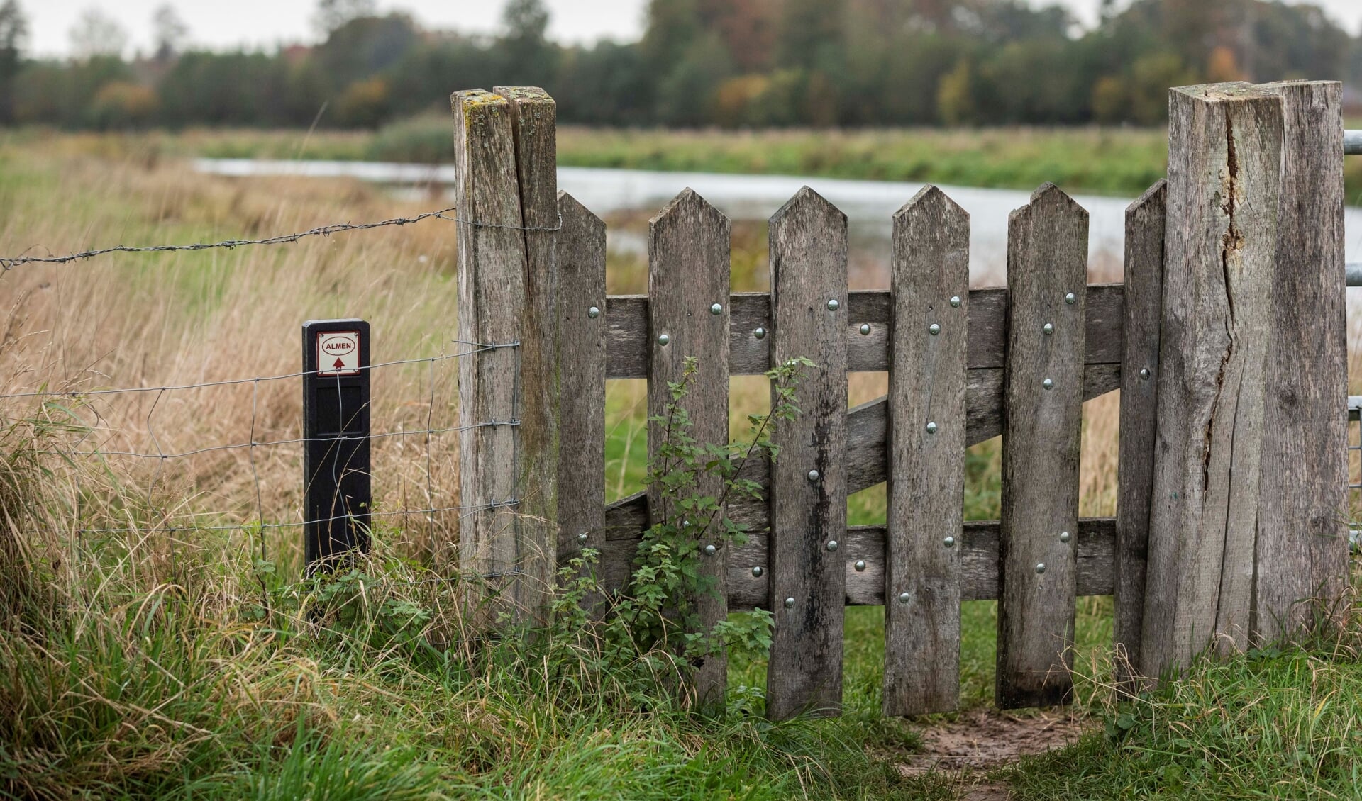 De huidige toegangshekken zijn te smal en niet door rolstoelgebruiker alleen te bedienen. Foto: Geert de Groot