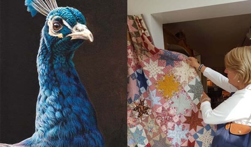 <p>Patchwork en Drybrushen met kleur bij de KunstKring Ruurlo. Foto: PR</p>
