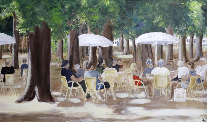 <p>Een schilderij van Anke Brummelman. Foto: PR</p>