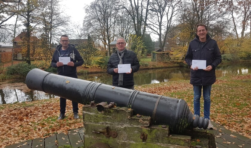 <p>Winnaars Henk Geurkink, Dicky Dibbets en Ivo te Kortschot. Foto: PR GHV</p>