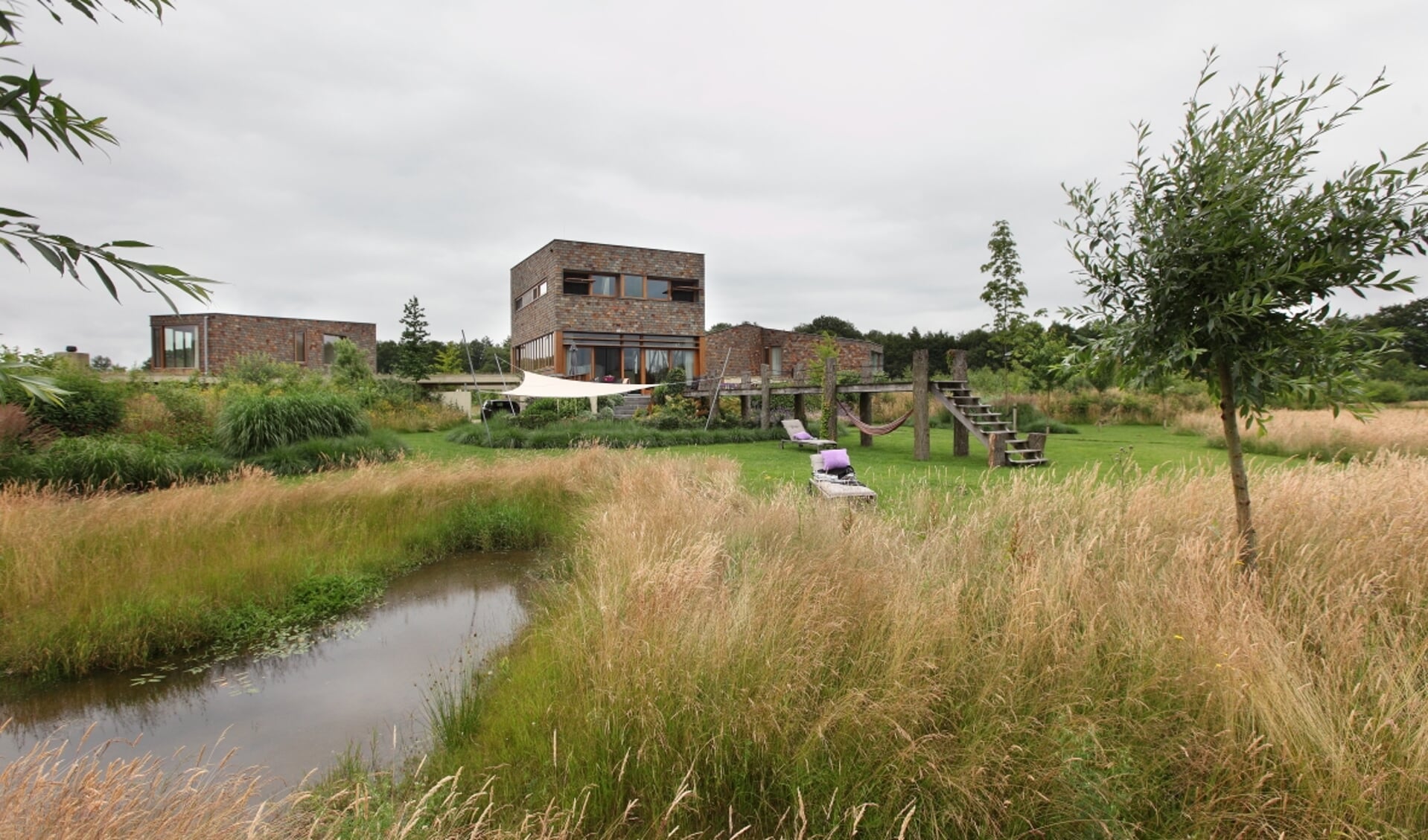 De genomineerde tuin op het landgoed van de familie De Vries. Foto: PR