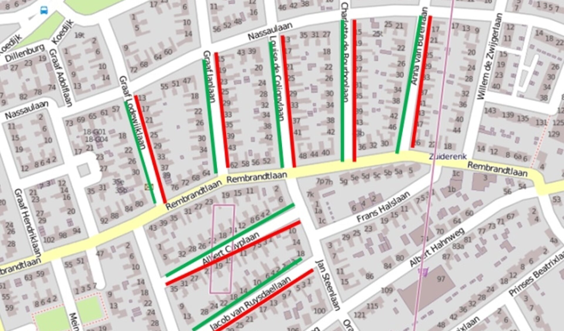 Tekening werkzaamheden Gravenbuurt. Foto: PR