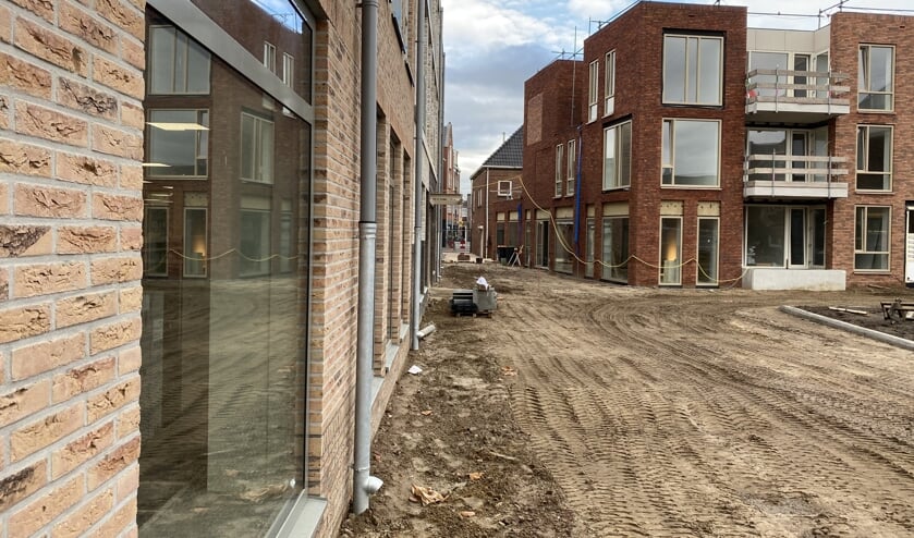 Een kijkje richting Markt, gezien vanaf de kant van de Aldi. Links de nieuwe Bibliotheek. Foto: PR