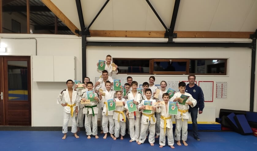 Diploma's voor de judoka's. Foto: PR
