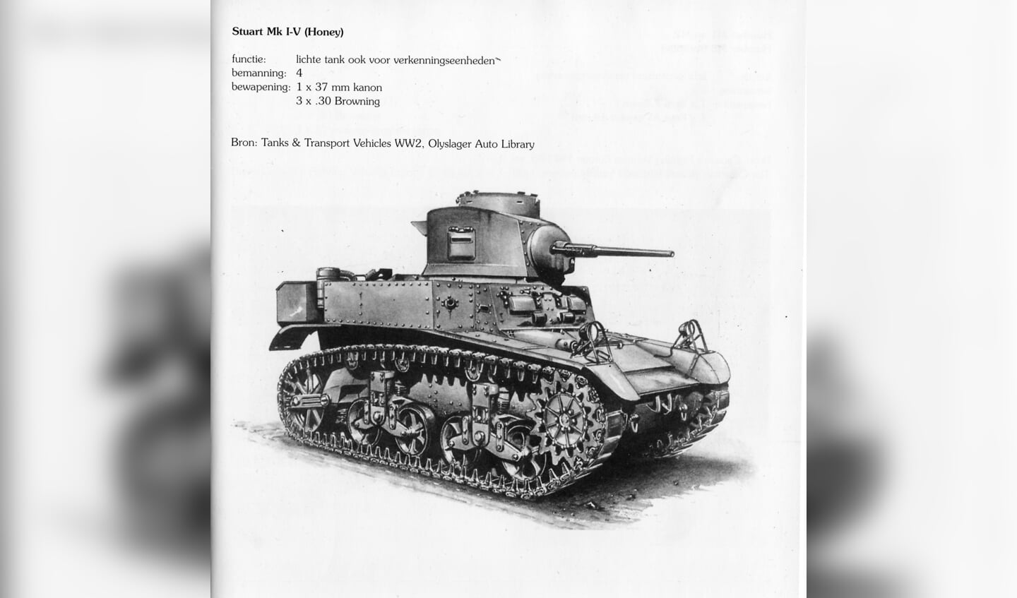 Afbeelding tank type Stuart. Foto: HKN