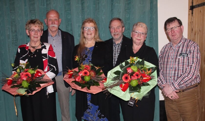 De jubilarissen samen. Foto: Bennie Radstake