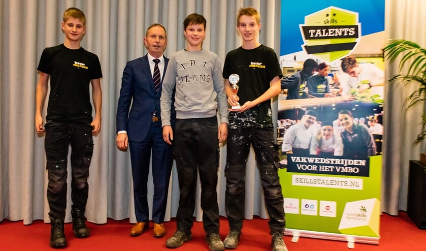 De winnaars van de Skills Talents-wedstrijd.