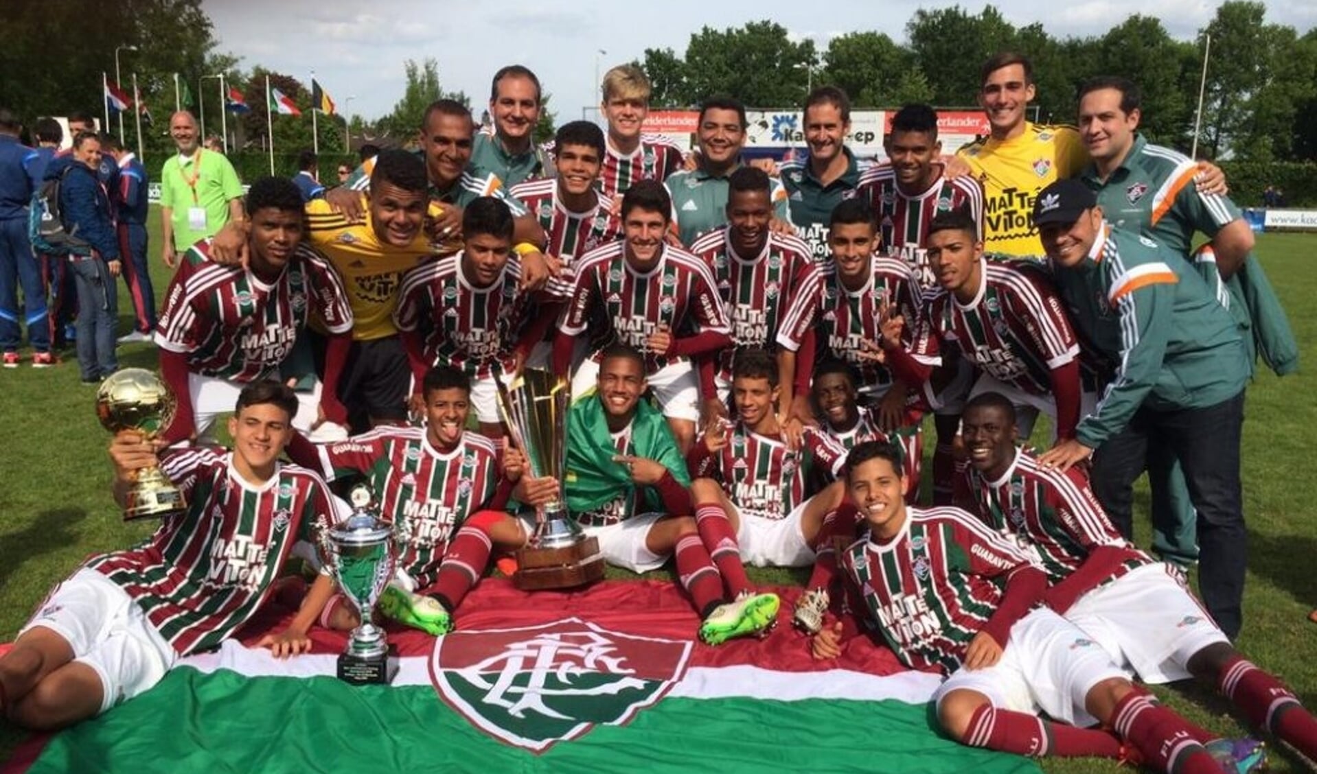 Voor viervoudig landskampioen Fluminense  uit Rio de Janeiro kwamen talloze bekende voetballers uit. Foto:PR
