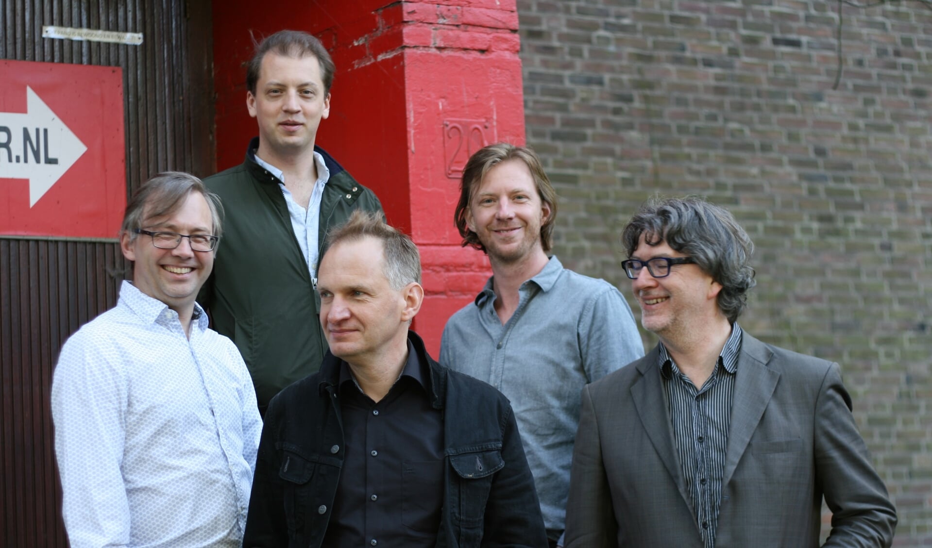 V.l.n.r. Gunnar Graafmans, Daniel van Dalen, Jeen Rabs, Rik Cornelissen en Sven Schuster. Foto: PR