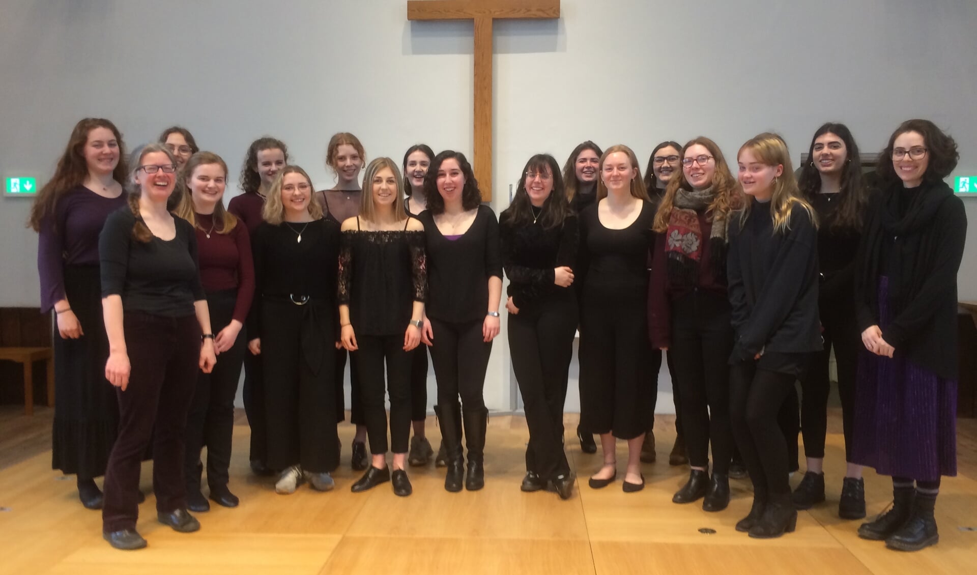 De zeer talentvolle zangeressen van Schola Cantorum Bristol komen naar Nederland. Foto: PR University Bristol Schola Cantorum