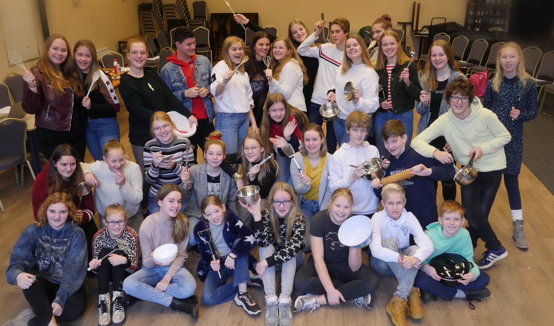 Harlekijn serveert Kookpunt – een smakelijke musical. Foto: Jan Nekkers