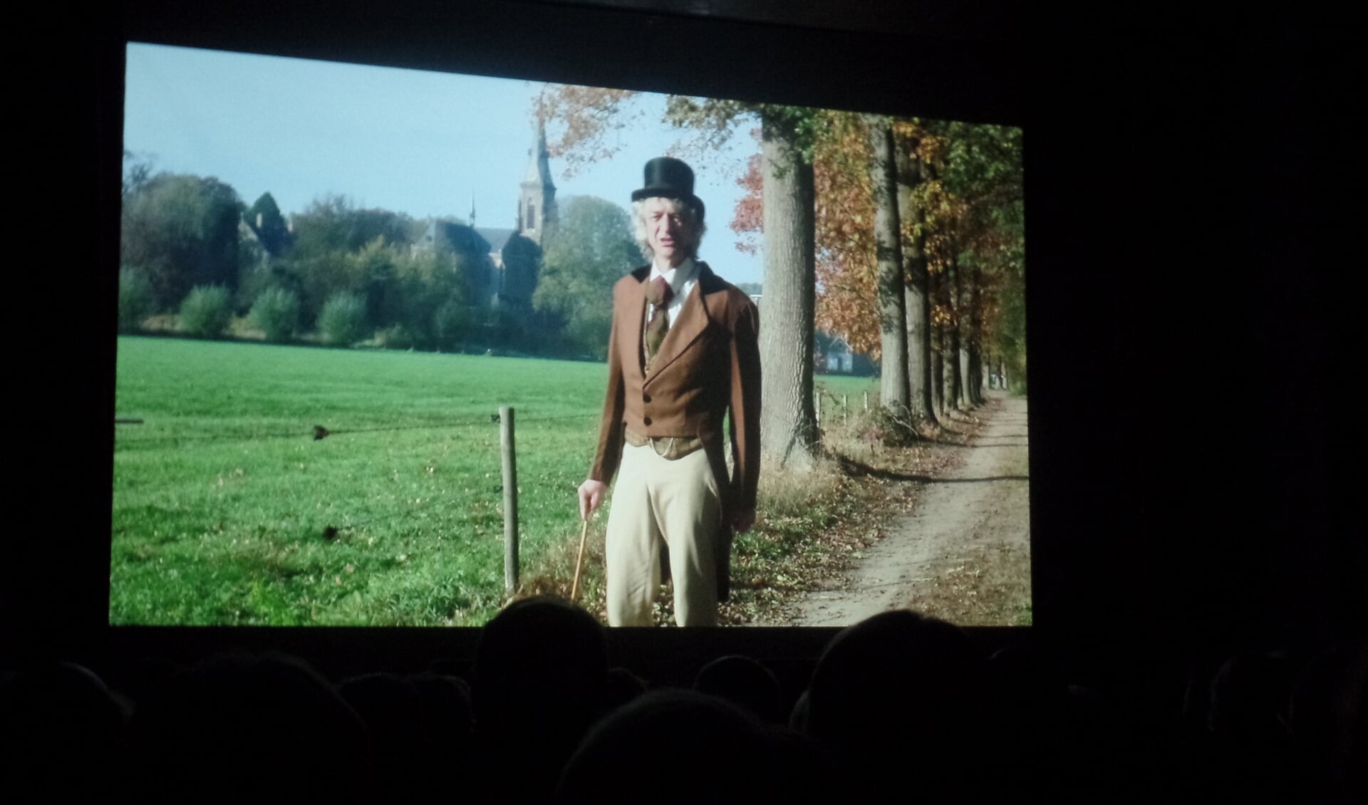 De acterende rollen in de documentaire had Vordenaar Gery Groot Zwaaftink voor zijn rekening genomen. En die waren divers: van baron tot boer. Foto: Jan Hendriksen