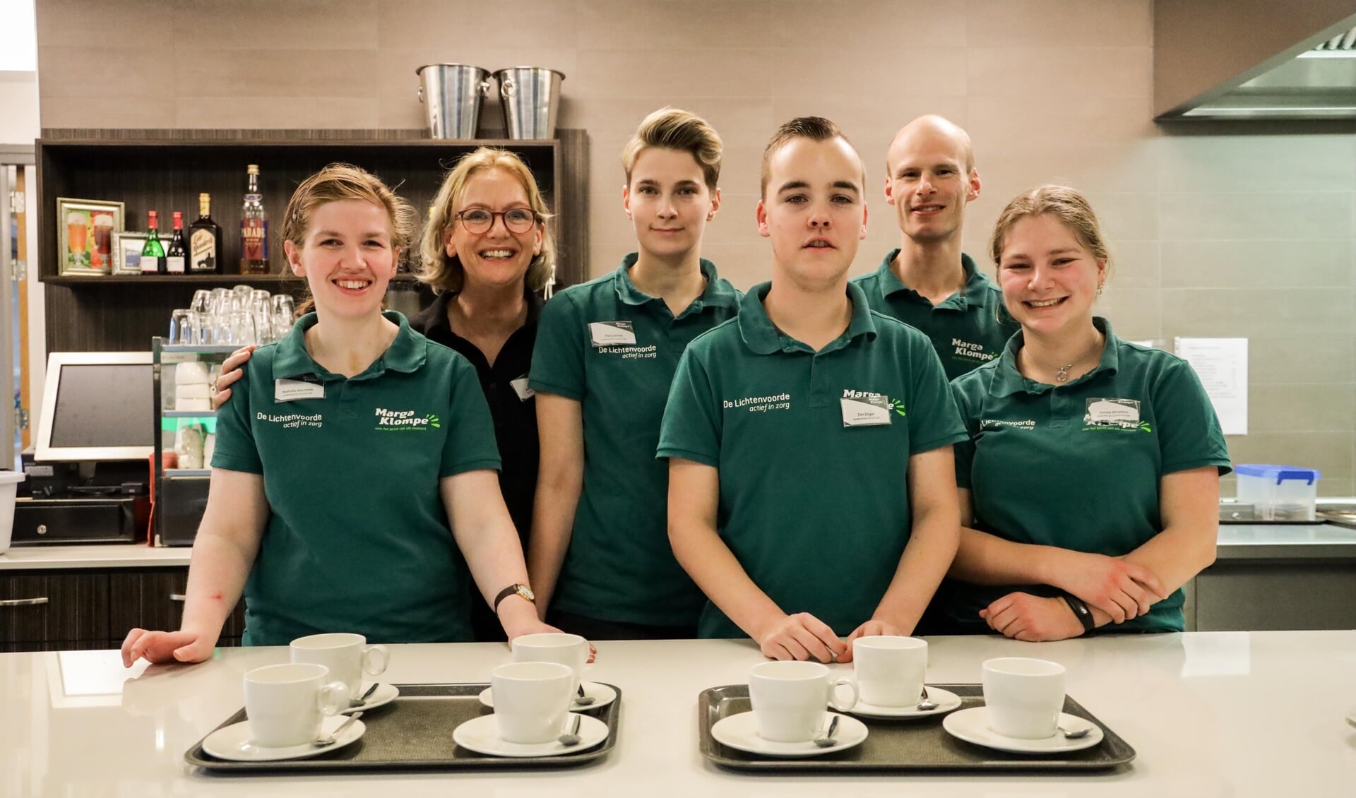 Het team van het Grand Café van de Mariënhof.