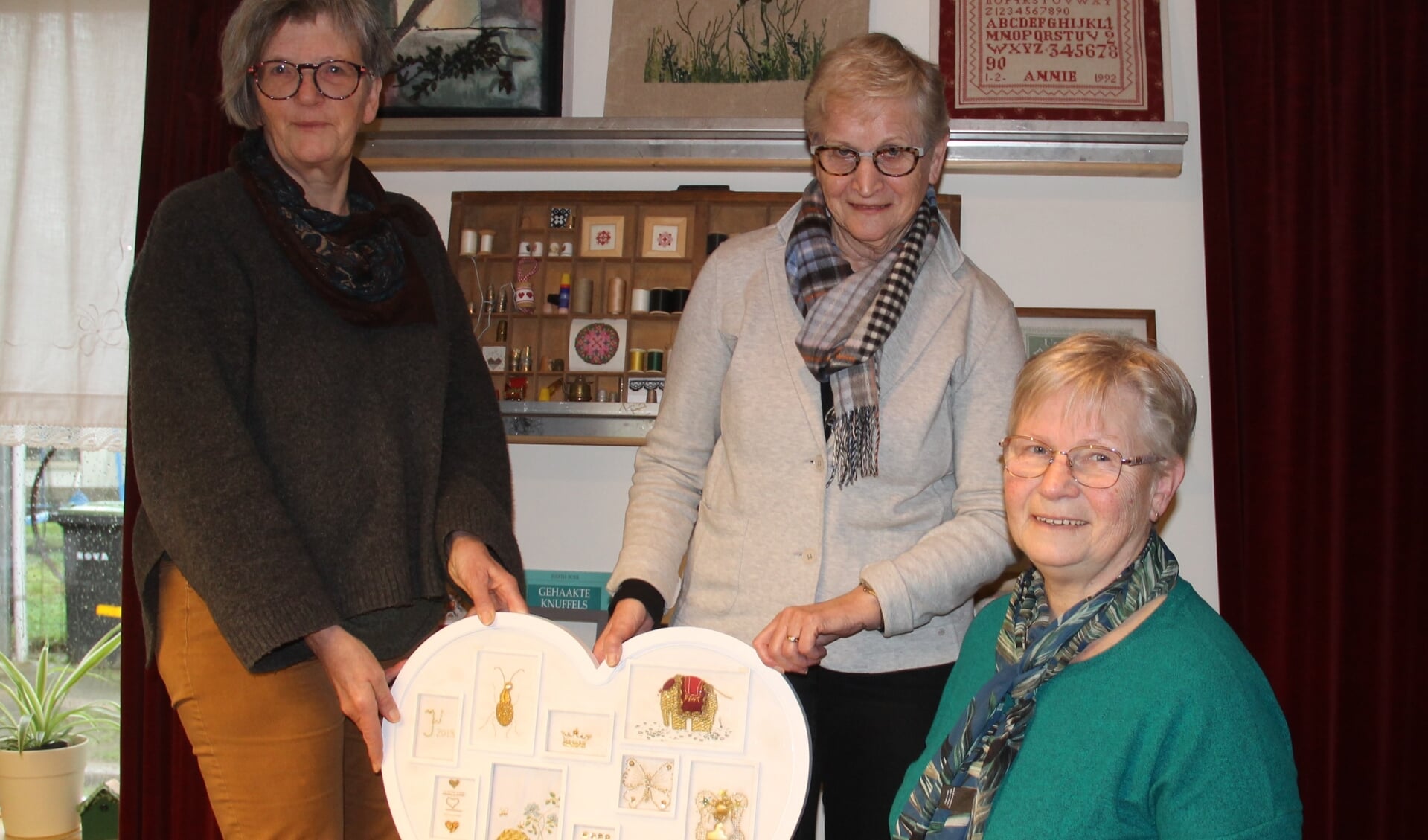 Van links naar rechts: Jo Wiggers, Detsy Nekkers en Marietje Nijenhuis. Foto: Lineke Voltman