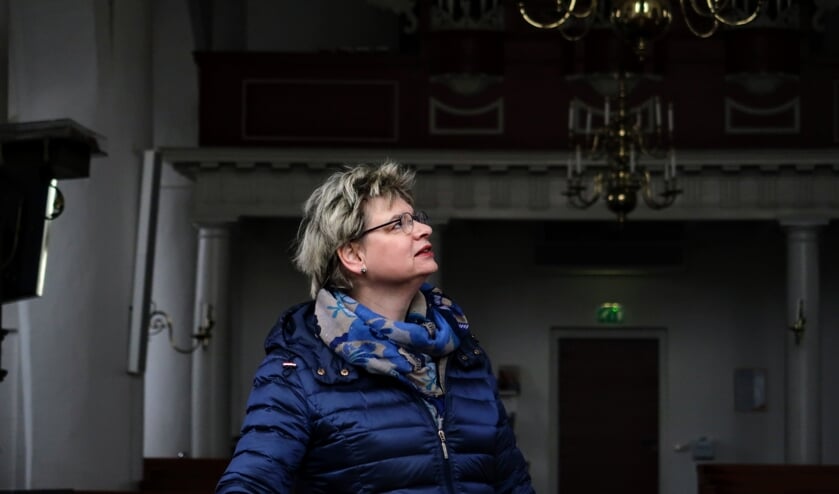 De Hengelose Remigiuskerk was vijftien jaar lang een vertrouwde plek voor dominee Aleida Blanken. Foto: Luuk Stam