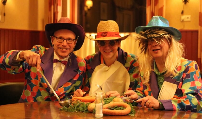 Gekostumeerd dineren geeft Medler een stevige bodem voor carnaval. Foto: PR