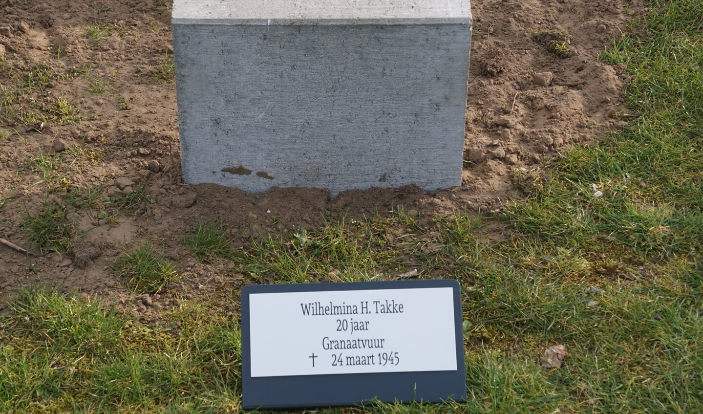 Wilhelmina H. Takke, 20, granaatvuur