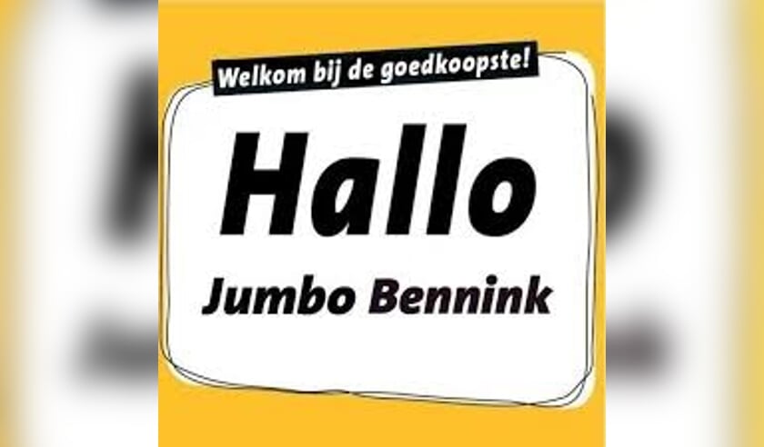 Jumbo Bennink start met een 'ouderenuurtje' . Logo: PR
