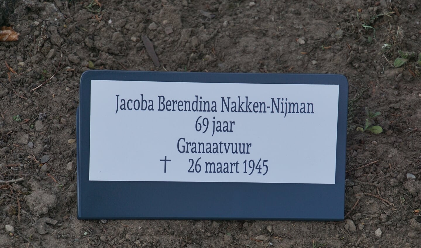 Jacoba B. Nakken-Nijman, 69. granaatvuur