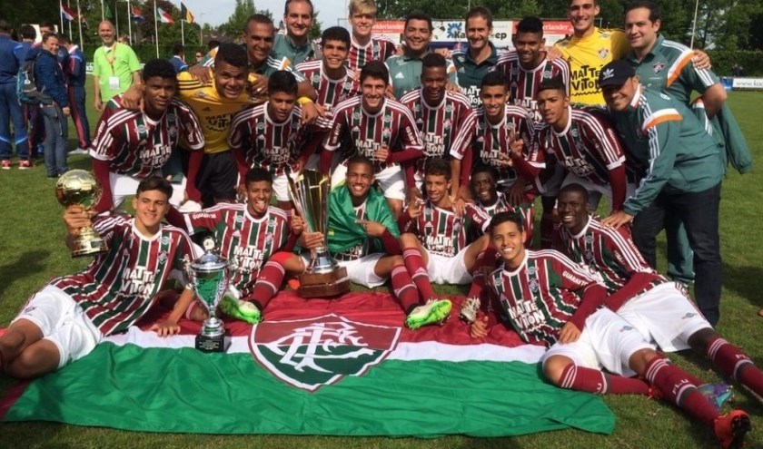 De jeugdvoetballers van het Braziliaanse Fluminense komen met de Pinksterdagen niet naar Ruurlo. Foto: PR.