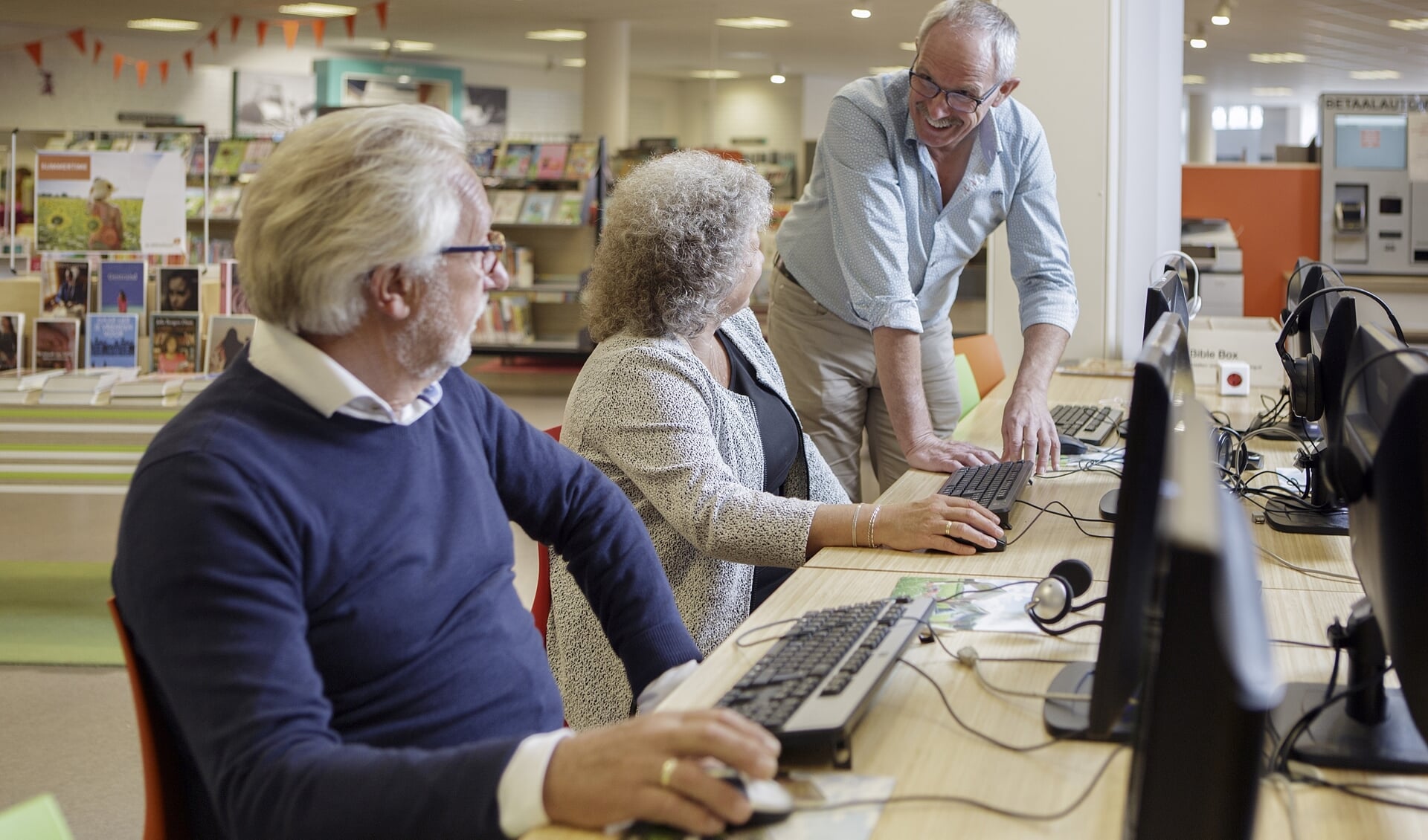 Beginnen met computeren? Geef je op voor de cursus Klik & Tik. Foto: Bibliotheek Oost Achterhoek