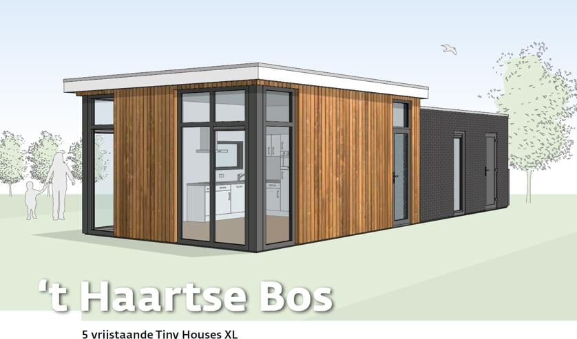 <p>Een voorbeeld van een 'tiny house' of flexwoning. Foto: PR</p>