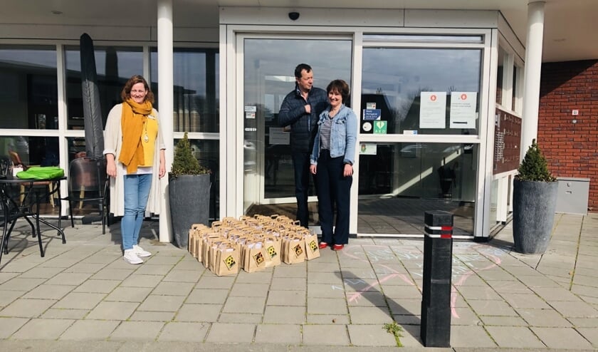 Bij de Berkhof was men blij met de bloemzaden. Foto: PR
