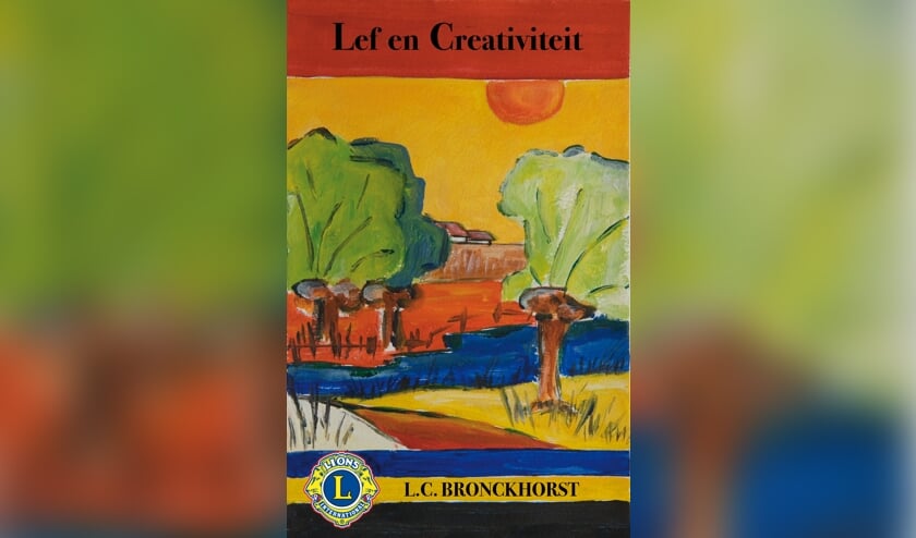 Voor het logo van de Lionsclub Bronckhorst schilderde Tineke Roorda het ontwerp. Foto: Tineke Roorda.