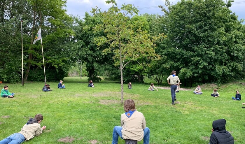 Lekker buiten bewegen, een van de gezonde activiteiten van Scouting Zona. Foto: PR