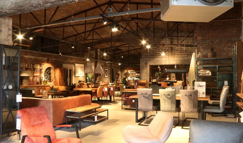 De ruime toonzaal van Meek's Meubelen in Vorden. Foto: PR