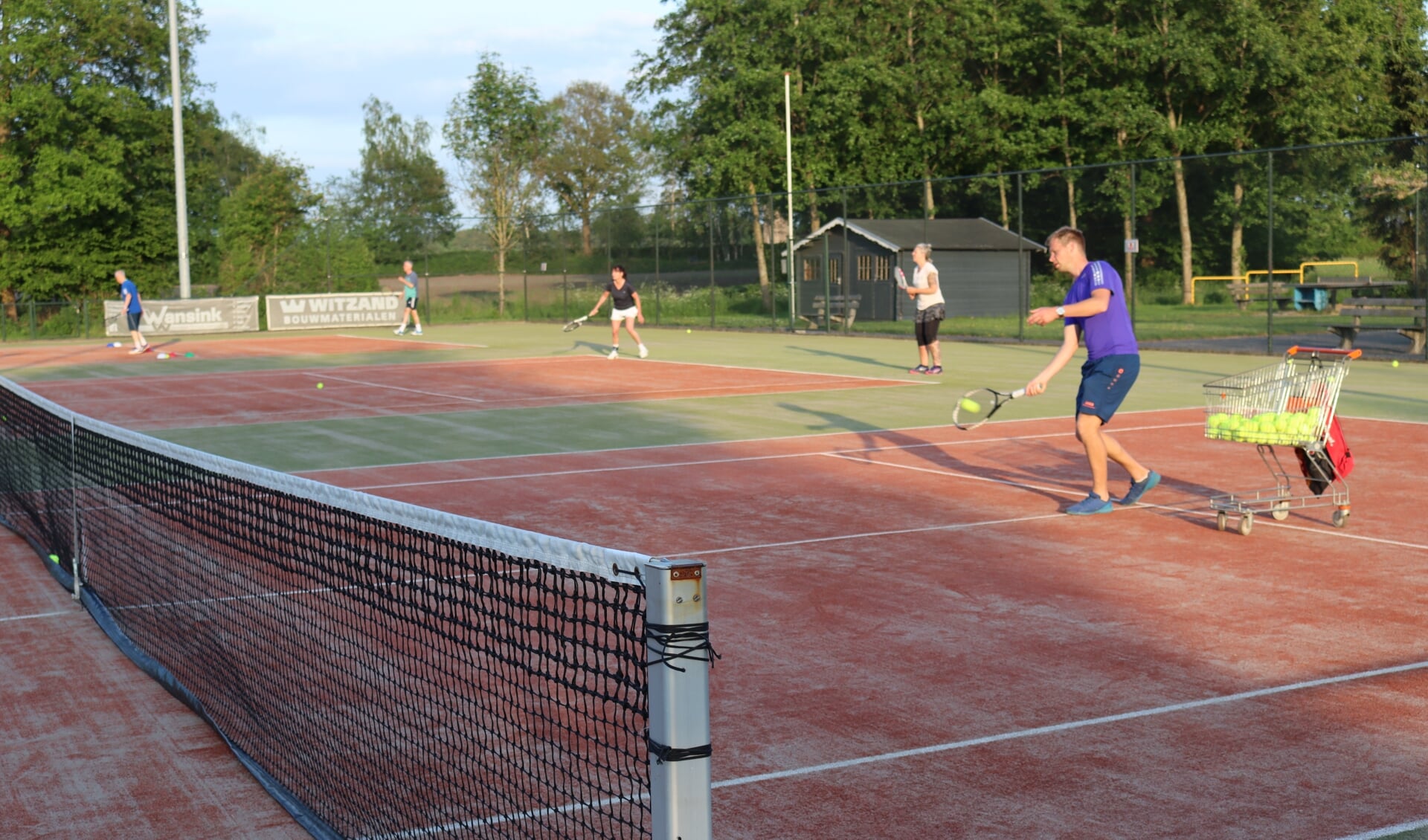 Het tennispark van TV Mallumse Molen. Foto: PR